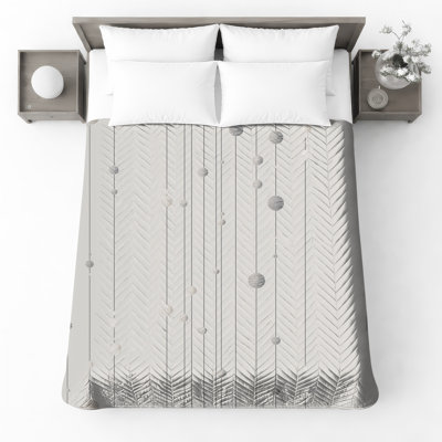 Couvre-lit matelassé à motif de sphères suspendues toutes tailles