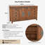 Gratian 160cm Solid Wood Sideboard