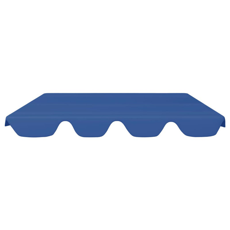 Replacement Canopy for Garden Swing Blue 188/168x110/145 cm