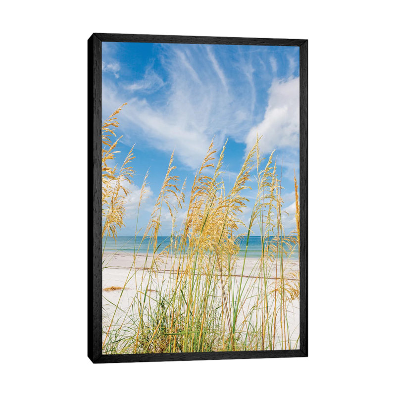St. Pete Beach 1 Piece Wall Art on Canvas, 66.04cm H x 45.72cm W x 3.81cm D, Black Framed
