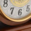 Walnut Solid Wood Quartz movement / Crystal Tabletop Clock in Brown