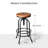 Jhasmin 2 - Person Pine Solid Wood Top Pedestal Dining Set