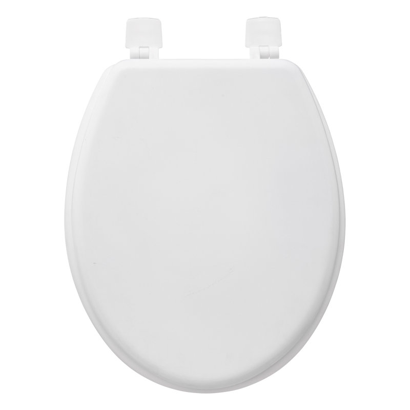 Soft Close Elongated Standard Toilet Seat, White
