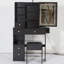 Petit meuble-lavabo 29,2 po avec tabouret de bureau et tabouret-627506952