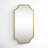 Toretto Metal Scalloped Wall Mirror-1841163059