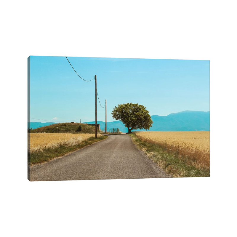 France Provence Valensole Composition I by Alexandre Venancio - Wrapped Canvas Print, 20.32 cm H x 30.48 cm W