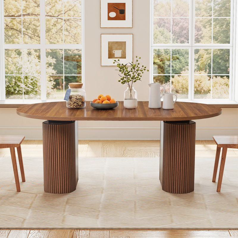 Table à manger extensible, Walnut