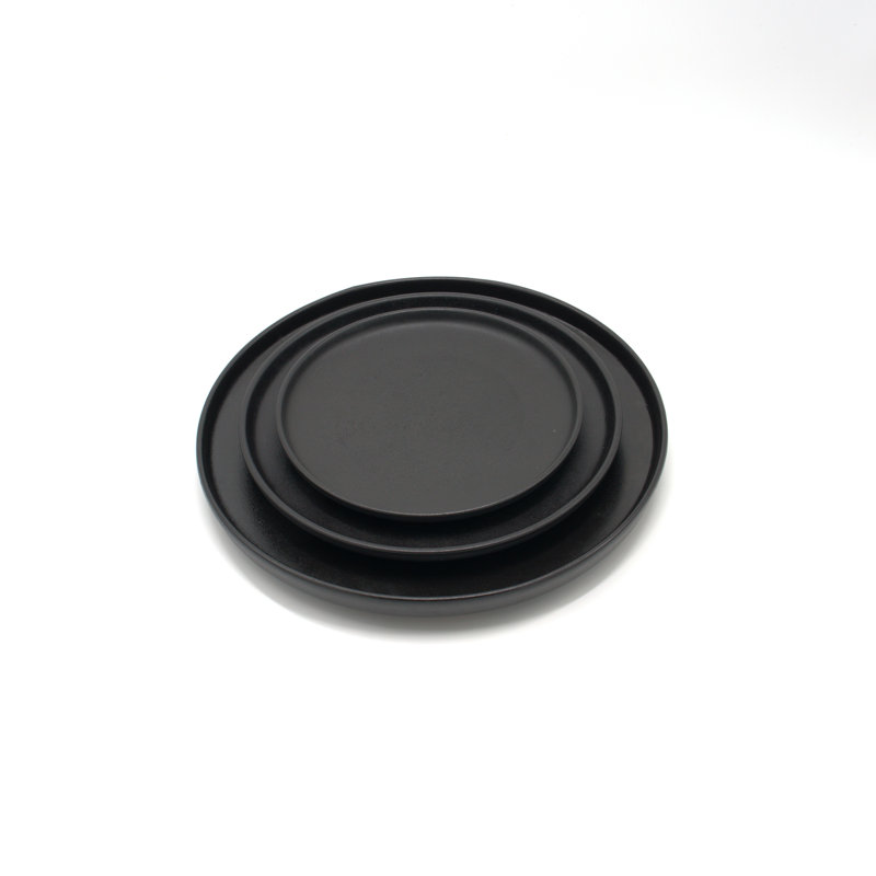 Ensemble d'assiettes plates plates