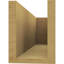 Block Block Woodgrain TimberThane Raider Tail, apprêté brun clair-88143477