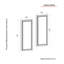 Millau Engineered Wood Flat Mirror