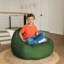Pouf Big Joe Cloudberry, assise structurée en mousse, motif Teddy Boucle, vert matcha, pour enfants-118316754-134924383