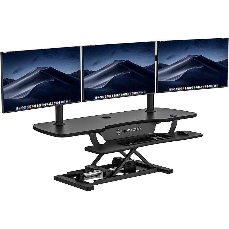 VersaDesk 36" Power Pro White Electric Standing Desk Converter