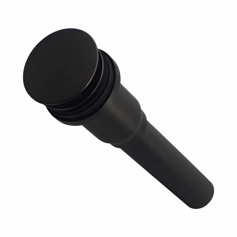 Dome 1.5" Drain Stopper Bathroom Sink Drain, Gunmetal