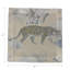 Serviette de table en satin de coton Leopard Walk-122609852