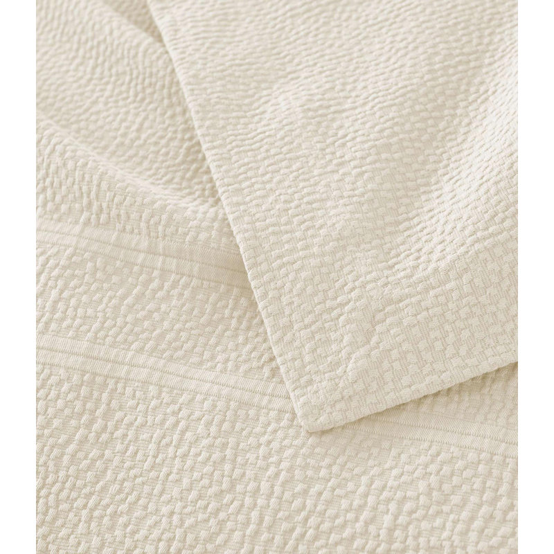 Montauk 100% Cotton Coverlet, Twin/Twin XL Coverlet, Pearl