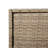 vidaXL Outdoor Storage Box 80 Gal Deck Box PE Rattan with Water-Resistant Bag, Beige 32.7"x17.7"x29.9" for Patio Tools & Accessories, Poly Rattan Storage Cabinet, Garden Storage Furniture-96265627