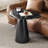 22" Granite Top End Table, Black