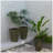 Set Of 3 Tall Planters With Drainage Hole, 28" Outdoor Flower Pots, Indoor Planters For Porch Patio And Deck-1967244268