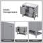 Base de meuble-lavabo simple 36 po seulement