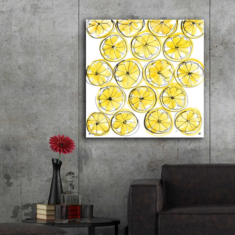 «Cut Lemons IV» par Chris Paschke, H 36 po x l 36 po