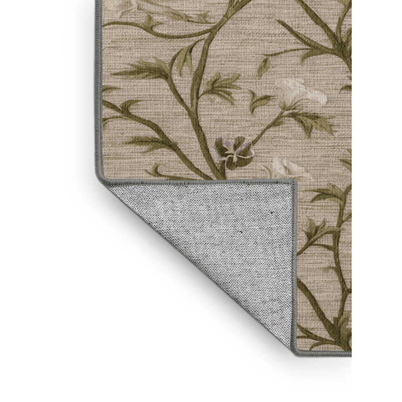  Tapis de plage lavable Morning Glory, Rectangulaire 3 pi x 5 pi