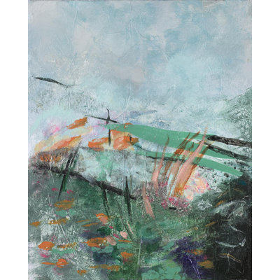 Koi Pond Painting by Joyce Creiger
