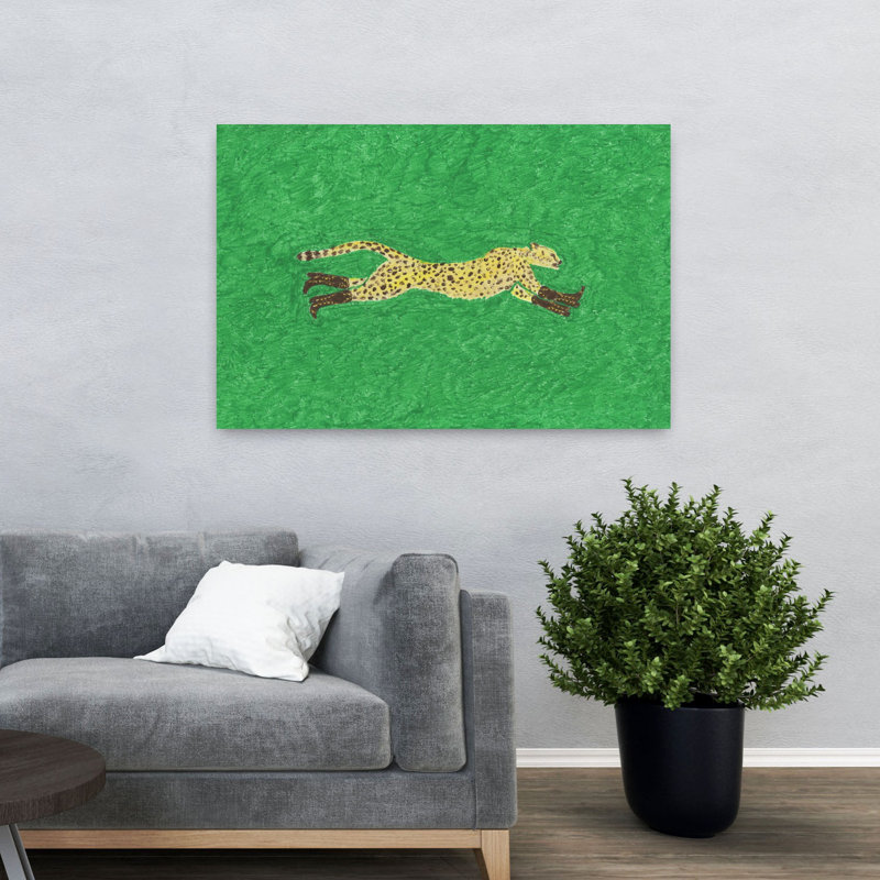 Art contemporain, art animalier contemporain, H 32 po x l 48 po