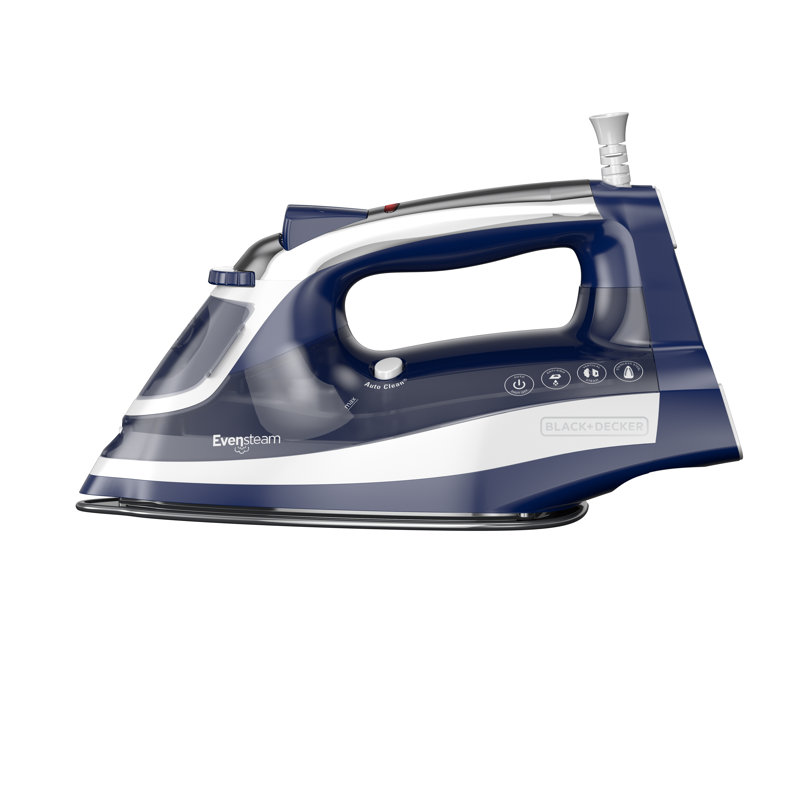 BLACK+DECKER One Step Steam Iron, Evensteam Soleplate & Smart Steam Control With Easy-Fill Water Tank And 3-Way Automatic Shutoff
