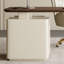 Bureau rectangulaire en bois manufacturé blanc et brun noisette-734585097-734585101