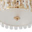 Crystal Semi Flush Mount