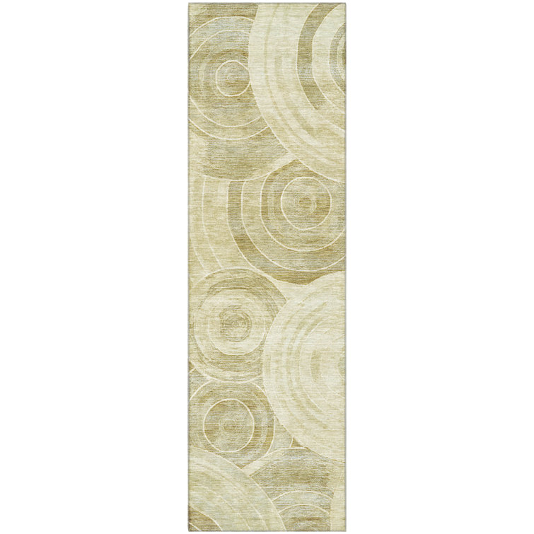 Premium Machine Washable Lubbers AMF1750 Geometric Rug