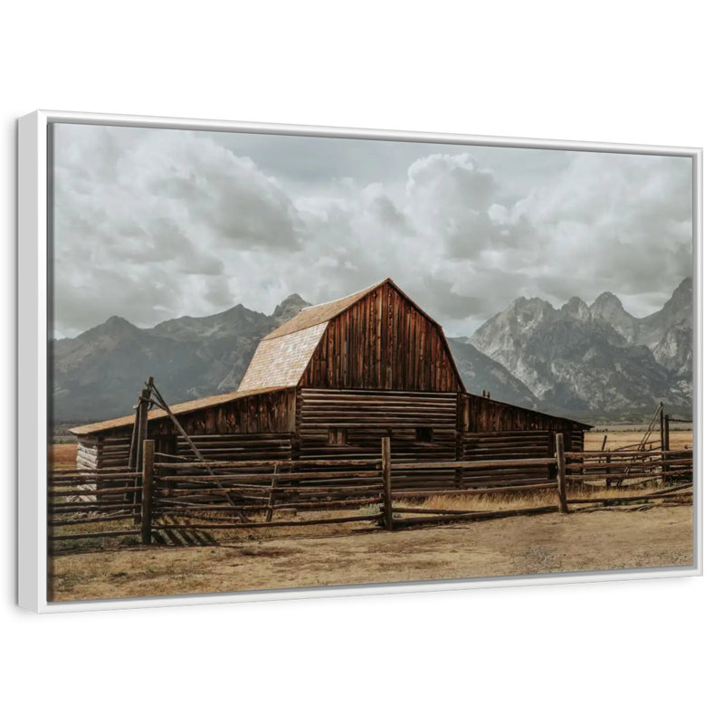 Grange Moulton, Cadre flottant blanc, 46 po x 31 po
