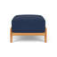 Alpine Rectangle Outdoor Teak Ottoman Patio Ottoman-350651345