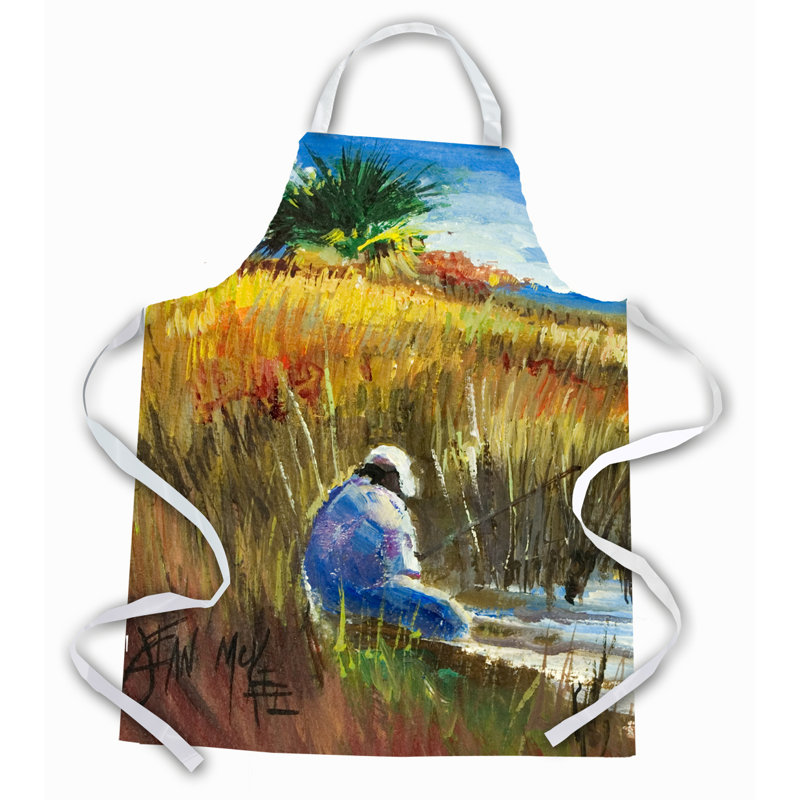 No Pattern Bib Apron