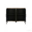 Armoire d'appoint 60 ", 4 portes, buffet de ferme / console pour la cuisine - Brun antique-130482922