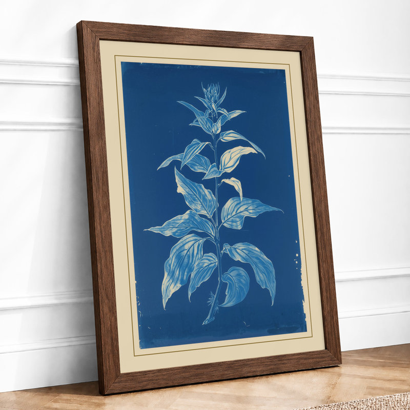 Delicate Study Botanical - Print, Walnut, A1 - 84.1 x 59.4 cm