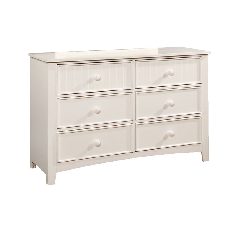Wapakoneta 48'' W 6 - Drawer Dresser, White