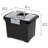 Portable Lockable File Plastic Box Set