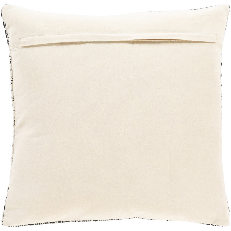 Santina Tassels Cotton Reversible Throw Pillow, 18" x 18", Pillow Cover Only - No Insert