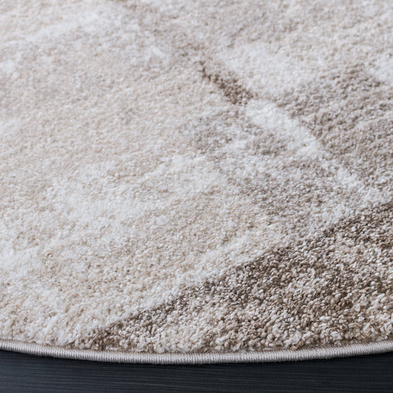 Northport Performance Abstract Rug, Round 6'7"