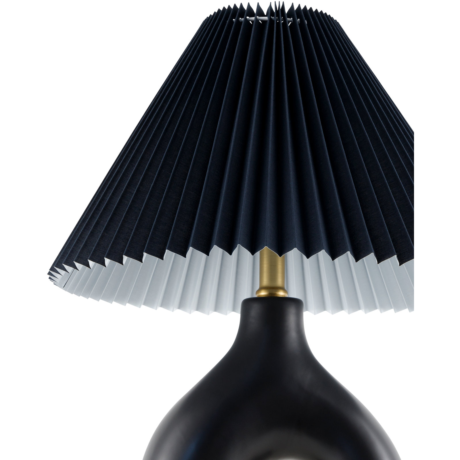 Celes Table Lamp, Black, Black