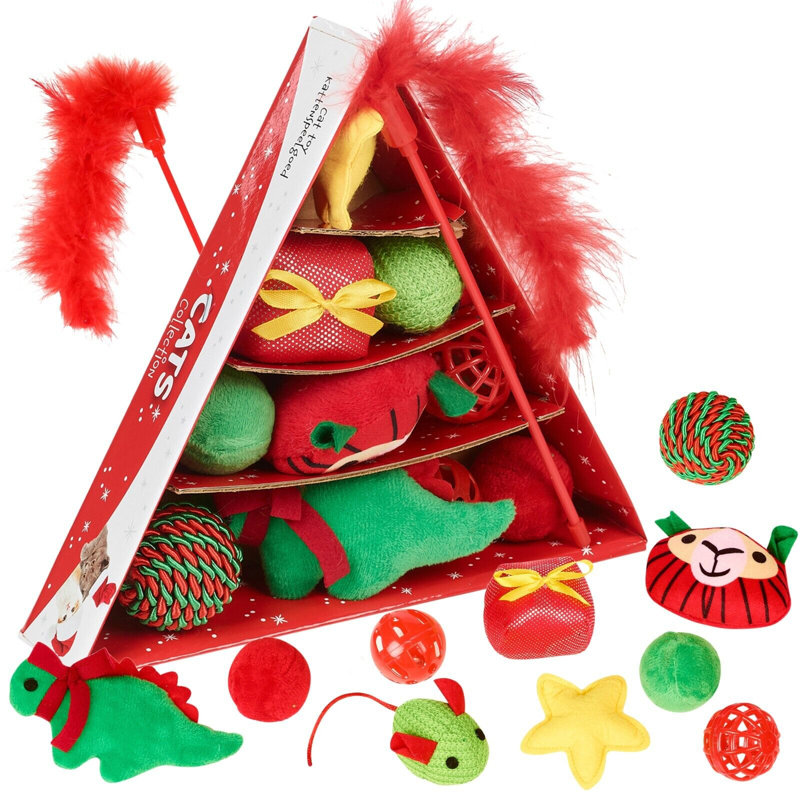 Christmas Catnip Balls Mouse