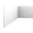 78.75'' H x 9.88'' W x 0.5'' D Plastic Chair Rail