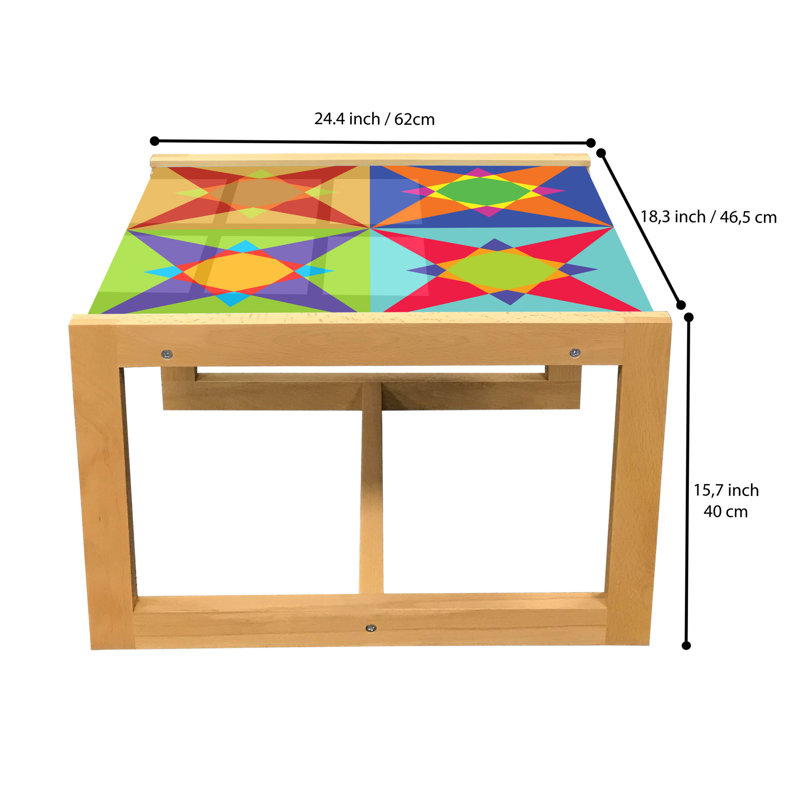 Jalilah Four Leg Coffee Table, 62cm H x 46cm W x 40cm D