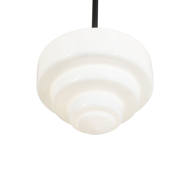 13" Wide Revival Schoolhouse Tiered Globe Pendant