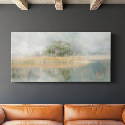 Silent Morning River- Gallery Wrapped Canvas -Ready to Hang