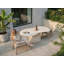 Garden Dining Table SPOLETO 200 cm 110 cm Beige