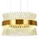 Zene LED Crystal Chandelier - Remote Control, Adjustable Brightness & Color, Height Adjustable