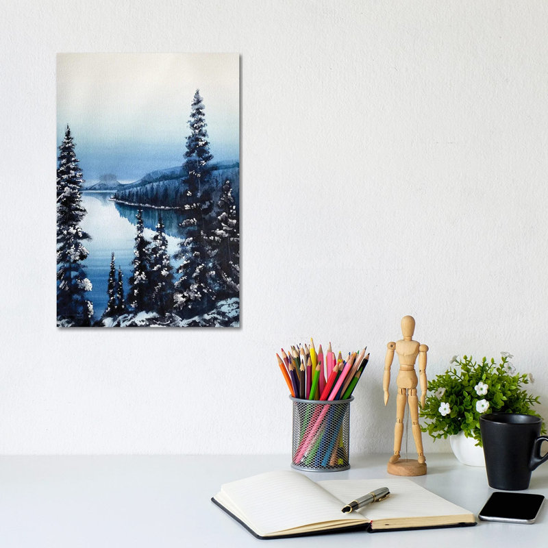Paysage 1 Piece Wrapped Canvas Wall Art, 20.32 cm H x 30.48 cm W