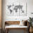 " Brick Typography Map " 3 - Pieces-93024463